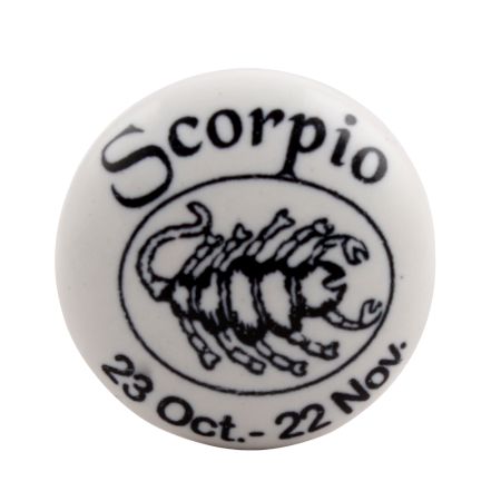 Scorpio Flat Ceramic Wine Stopper